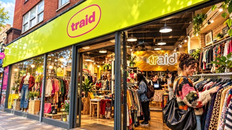 TRAID Dalston London second-hand charity shop