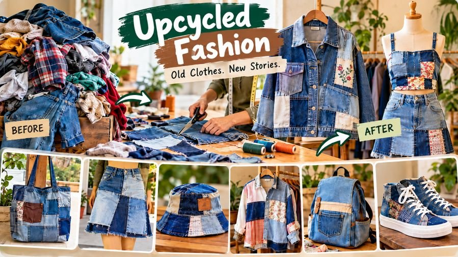 What is upcycled fashion